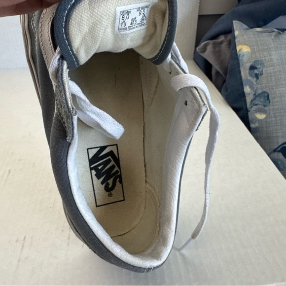 Vans Gray and White Sneakers - Picture 6 of 10